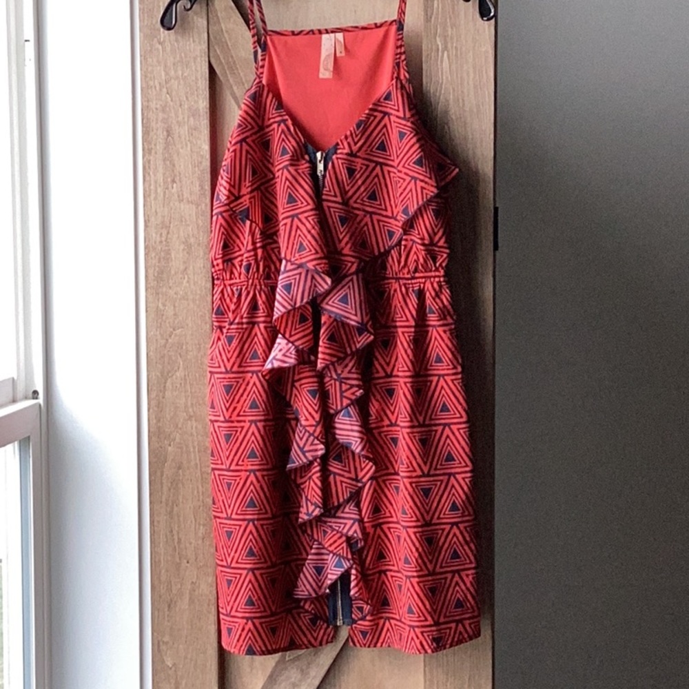 Tribal Design Mini Dress